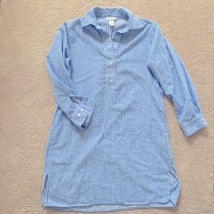 H&M striped shirt dress